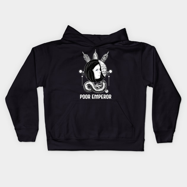 Alia - Poor Emperor Quote - Dune Kids Hoodie by Nat Ewert Art